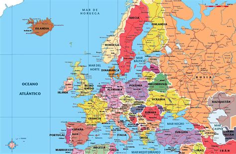 Mapa Europa Para Imprimir