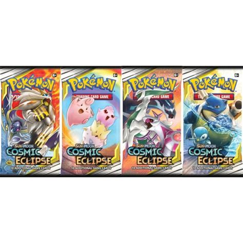 All 'cosmic eclipse' product images! Pokemon Booster Box (36 packs) - Sun and Moon Cosmic ...
