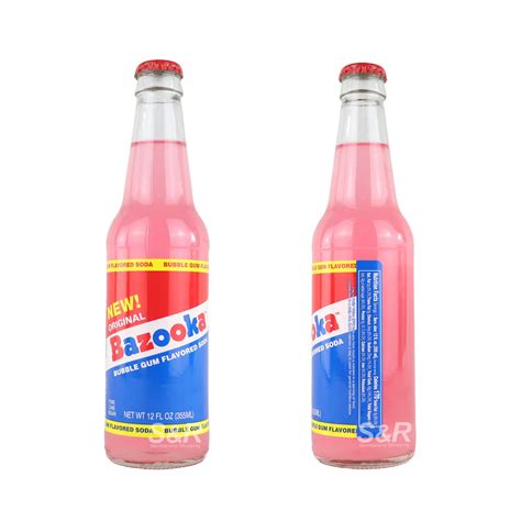 Bazooka Original Bubble Gum Flavored Soda 355ml
