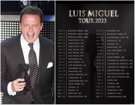 Luis Miguel anuncia Tour 2023 Cantará en Oaxaca NVI Istmo