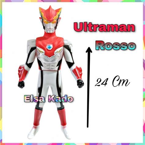 Jual Mainan Ultraman Rosso Blu Belial Action Figure Vynil Material Di