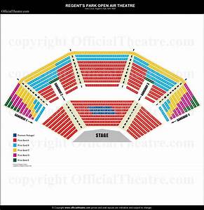 Regents Park Open Air Theatre London Seat Map And Prices Throughout