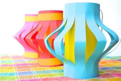 Diy A Tutorial For Kids To Make Paper Lanterns K4 Craft