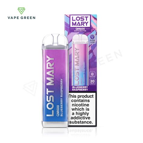 Blueberry Raspberry Disposable Vape By Lost Mary Qm600 Free Uk