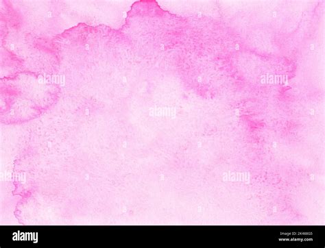 Watercolor Light Pink Background Stains On Paper Pastel Pink Texture Overlay Stock Photo Alamy