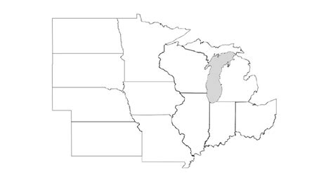 Midwest Region States Capitals Abbreviations Diagram Quizlet