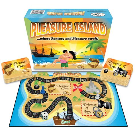 Pleasure Island Adult Board Game For Couples Bundle 2 Items Game