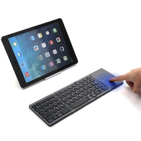 Foldable Bluetooth Keyboard With Mouse Grey Technologies