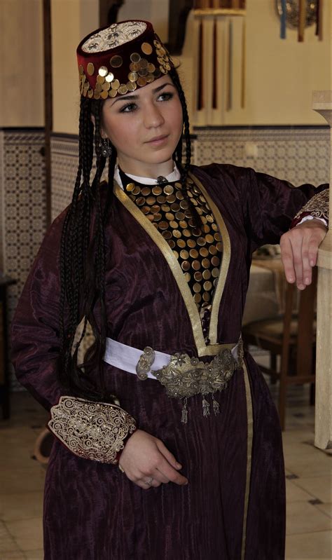 Traditional Crimean Tatar Festive Costume Style Early 20th Century Crimean Tatars Clothes