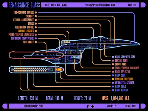 Star Trek Blueprints Lcars 24 Schematics