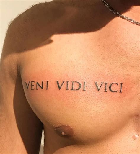 Amazing Veni Vidi Vici Tattoo Ideas That Will Blow Your Mind