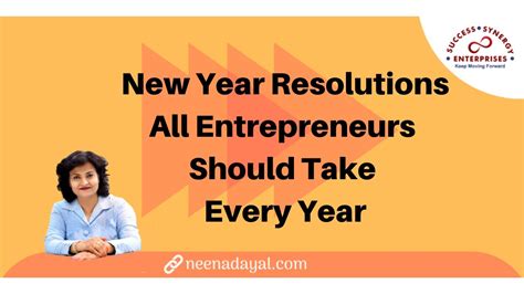 New Year Resolutions All Entrepreneurs Should Take Every Year