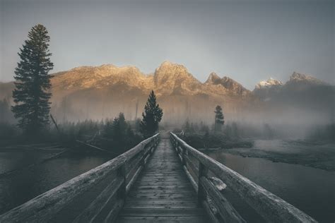 Landscape Mist Mountain Wallpapers Hd Desktop And Mobile Backgrounds