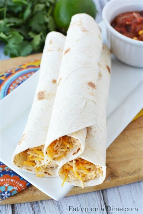 Try This Easy Homemade Chicken Taquitos Recipe Crockpot Chicken Taquitos Will Be A Hit Chicken