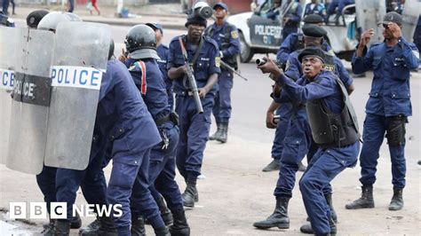 Dr Congo Protests Anti Kabila Protestors Killed Bbc News