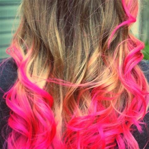 Pin By Julie Rector On Hair Goals Dip Dye Hair Pink Ombre Hair