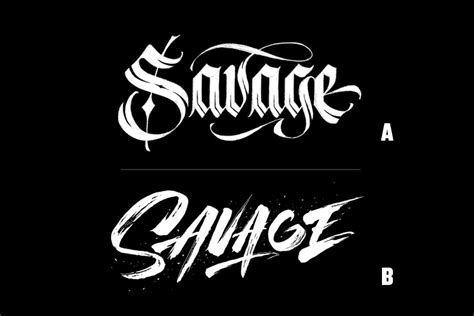 Savage Word Logo Logodix