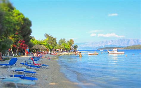 Nidri Beach Lefkada Greece World Beach Guide