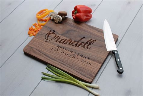Engraved Cutting Boards Wooden