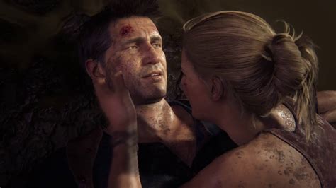Uncharted Nate And Elena Kiss - Uncharted 4: A Thief’s End Nate and Elena kiss - YouTube