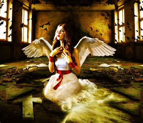 How To Make A Beautiful Fallen Angel In Photoshop Beautiful Angels