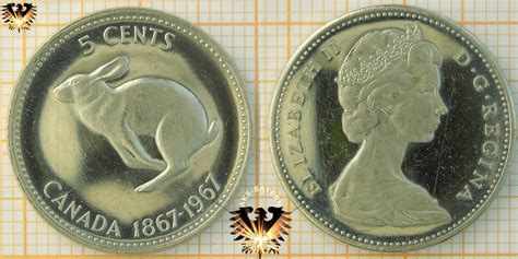 5 cents canada 1967 elizabeth ii hase 1867 1967