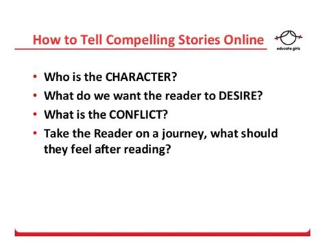 How To Tell Compelling Stories Online