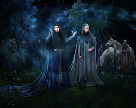 Melian Thingol By O G Tolkien Tolkien Art Tolkien Elves