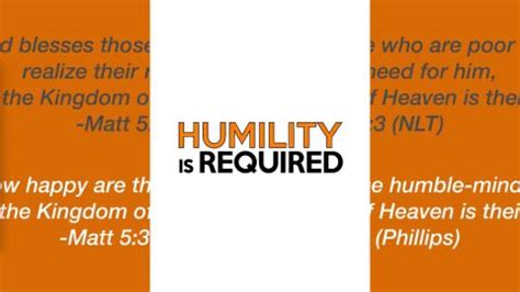 Humility Is Required Salt Lake Christian Church