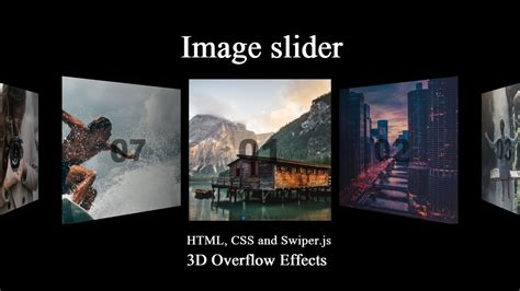 Swiper Slider 3d Touch Responsive Slide Htmlcss And Swiperjs Image