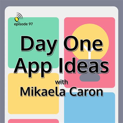 Day One App Ideas With Mikaela Caron Brightdigit