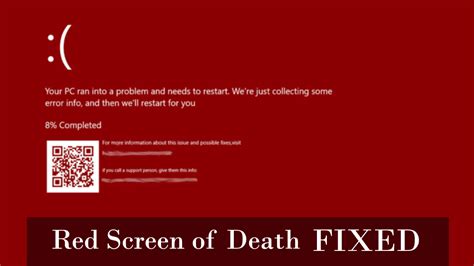 Red Screen Of Death 5 Fixes To Resolve Windows 10 Rsod Error