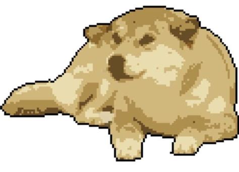 Pixelated Doge Doge In 2021 Doge Pixel Memes
