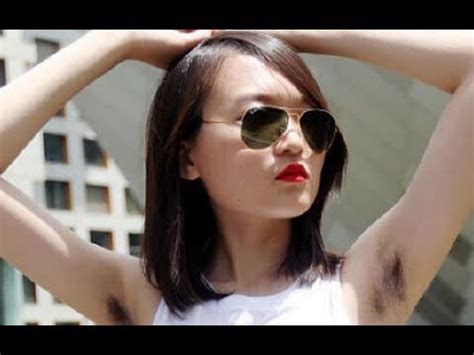 Trim your underarm hair, apply shave gel and use. Chinese women: HAIRY armpits and STAINED teeth - YouTube
