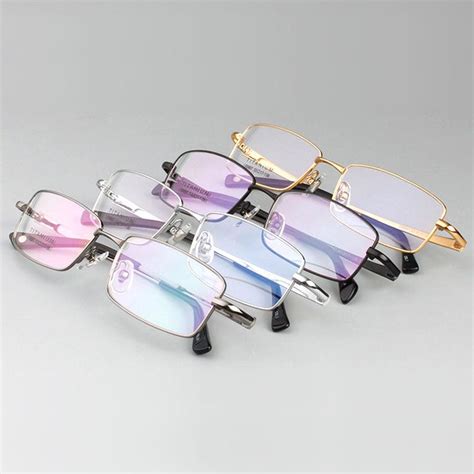 hotony men s full rim square titanium alloy frame eyeglasses l9867 in 2022 titanium eyeglass