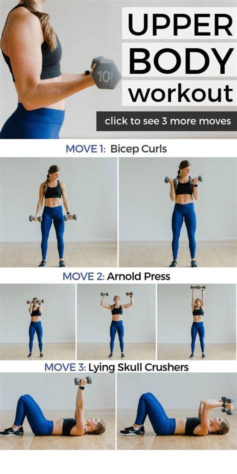 Minute Upper Body Hiit Workout With Weights For Build Muscle
