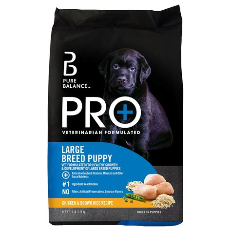 Pure Balance Pro Chicken And Brown Rice Large Breed Puppy Food 16 Lbs