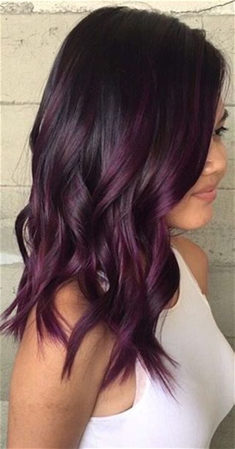 Therefore, giving naturally dark hair tones like black or brunette a purple cover is challenging. 35 Bold and Provocative Dark Purple Hair Color Ideas