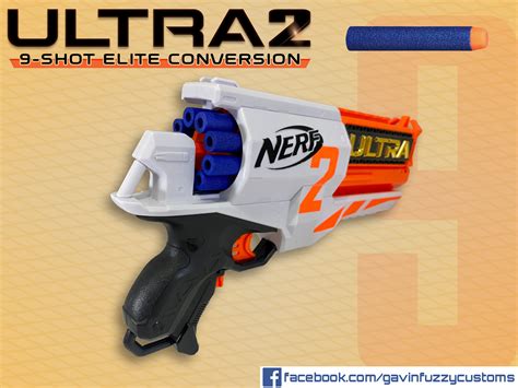 Nerf Ultra 2 9 Shot Elite Conversion Kit Etsy Uk