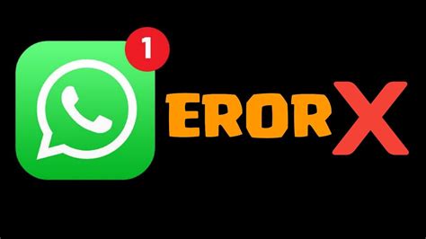Cara Mengatasi Whatsapp Eror Solusi Wa Eror Youtube