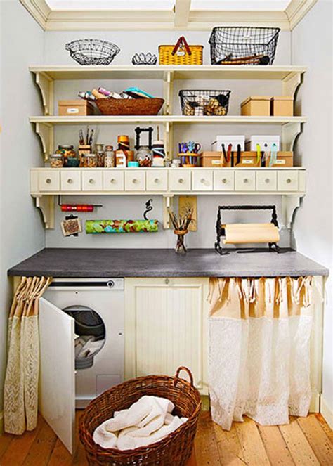 Shut the front door has a large range of kitchen storage in bright, colour and trendy designs. 20 Briliant Small Laundry Room Storage Solutions