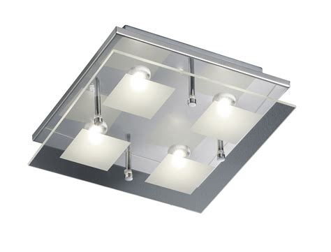 For a more discrete lighting arrangement that blends in with the architecture of the room, led recessed lighting or led track lighting are ideal options. Square LED Glass Ceiling Light - ELD Leading Lighting