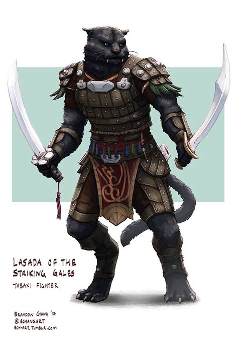 57 Best Catfolk Tabaxi Images On Pinterest Dnd Characters