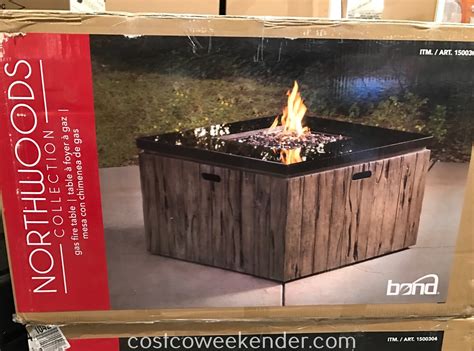 The olson fire table is the perfect complement to your landscape design. Northwoods Gas Fire Table with Granite Top | Costco Weekender