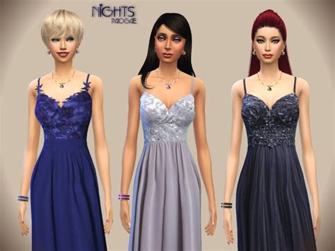 Sims 4 Elegant Dress Cc