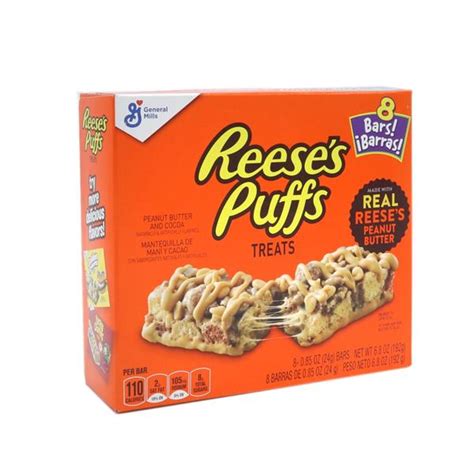 general mills reese s puffs treats 8 0 85 oz bars hy vee aisles online grocery shopping