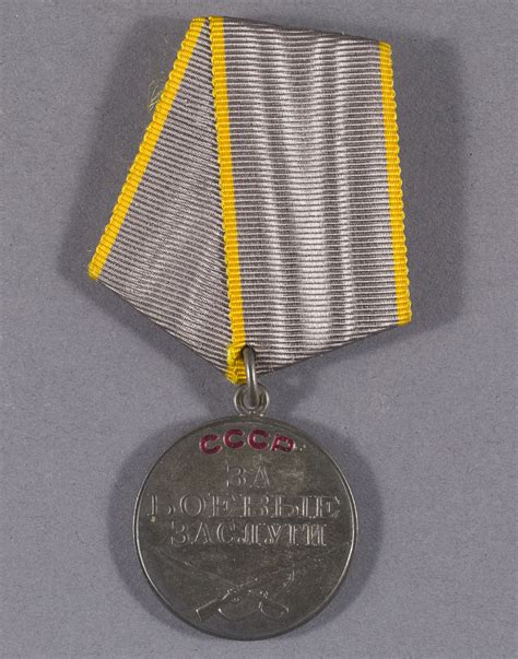 Medal Meritorious Service To The Soviet Union National Air And Space