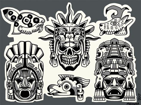 Tattoos Arte Azteca Diseños De Tatuajes Azteca Símbolos Aztecas