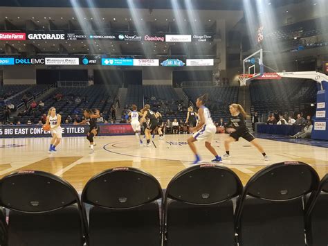 First Row Behind Courtside Wintrust Arena Section 123 Review