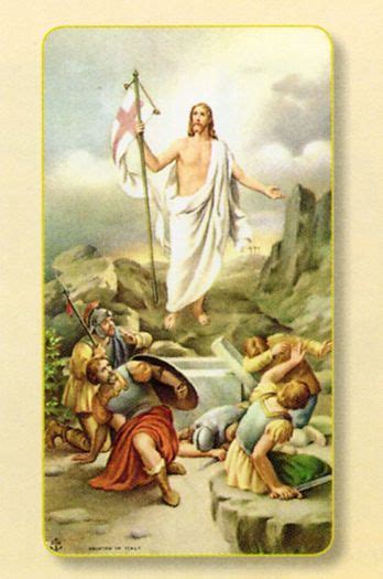 Easter Holy Card Of The Resurrection 100 Pack Christ Is Risen